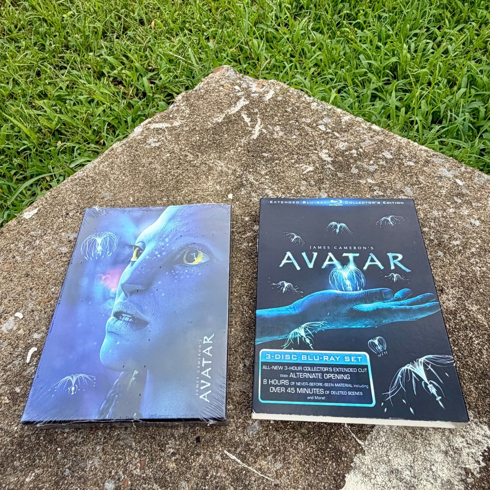 Avatar Extended Blu-ray Collector Edition 3-Disc Set James Cameron Sci-Fi Sealed